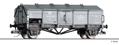 Tillig 502701 - TT - Klappdeckelwagen VEB Eisenwerke West, DR, Ep. III<br>Tillig TT-Club